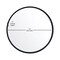 Flash Furniture 24in Round Black Metal Framed Accent Wall Mirror HMHD-22M115YA-BLK-GG - alternate 5